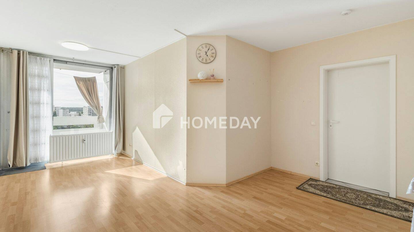Über den Dächern: Drei-Zimmer-Wohnung mit Erbpacht zwei Loggien und eigenem Tiefgaragenstellplatz, 63128 Dietzenbach