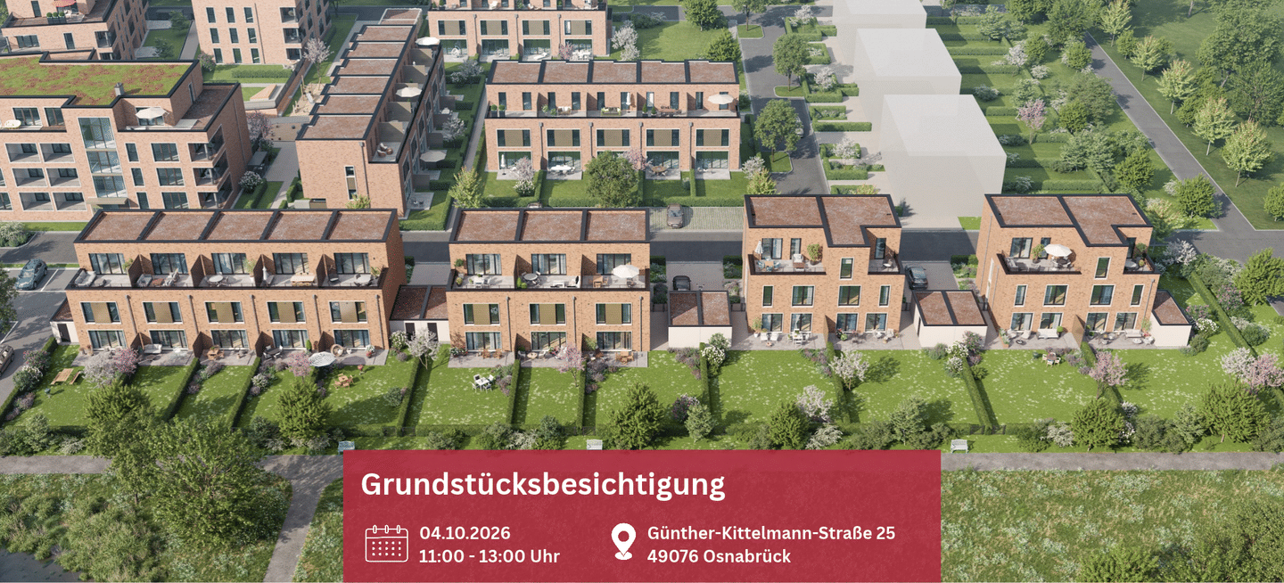 Attraktives Reihenhaus mit 5-6 Zimmern und Keller, 49076 Osnabrück (Atter Westerberg Weststadt)