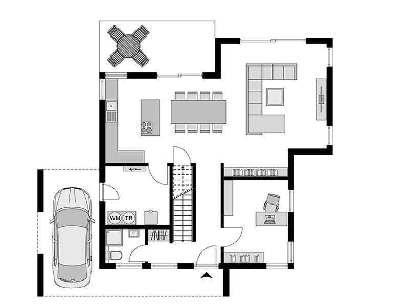 Modernes Einfamilienhaus in top angebundenem Vorort von Löhnberg, 35792 Löhnberg