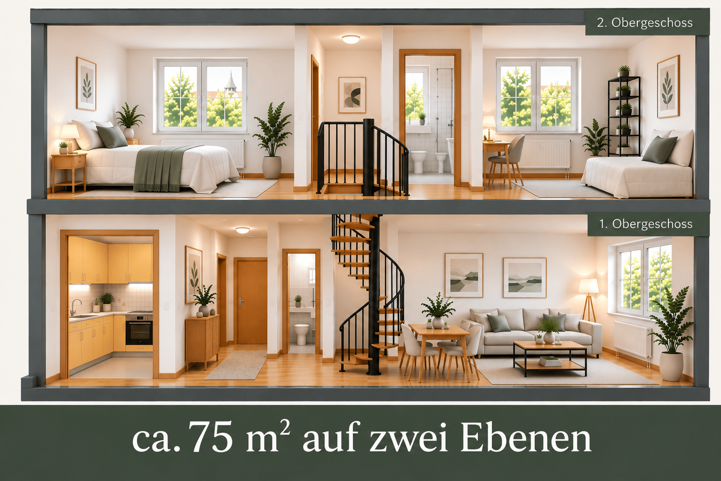 Bezugsfreie 3-Zi.-Maisonette in Zentrum-West | TG | provisionsfrei, 4109 Leipzig (Zentrum Zentrum-Nord Zentrum-West)
