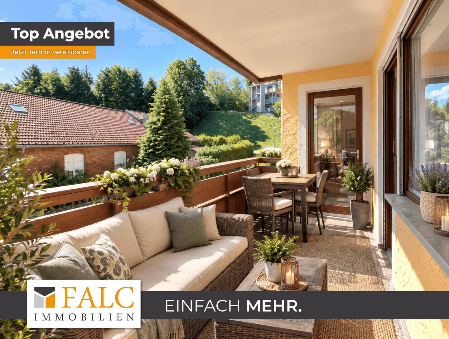 Wohnen am Kurpark – 2-Zimmer-Wohnung mit Balkon & Garage in Scheidegg, 88175 Scheidegg