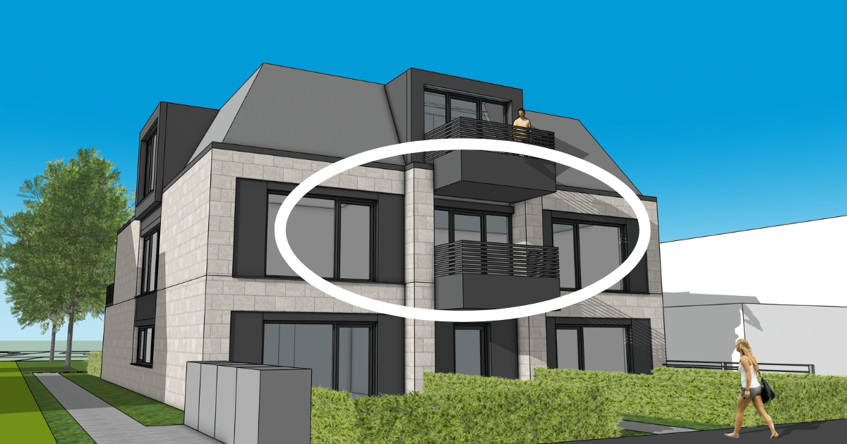 Exklusive Neubauwohnung im 1. Obergeschoss mit Balkon, Tiefgarage & Aufzug, 49082 Osnabrück (Kalkhügel Nahne Schölerberg Sutthausen)