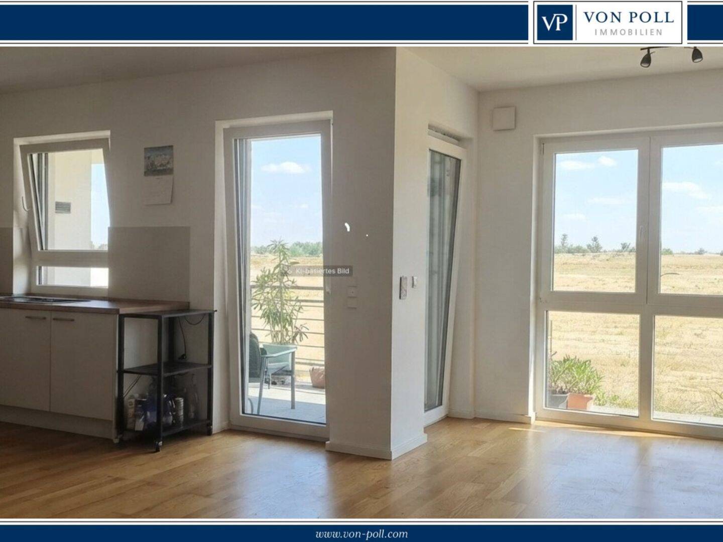Helle, moderen 3 Zi-Wohnung, fast neu… inklusive Kamin, Einbauküche & Tiefgaragenplatz, 61118 Bad Vilbel