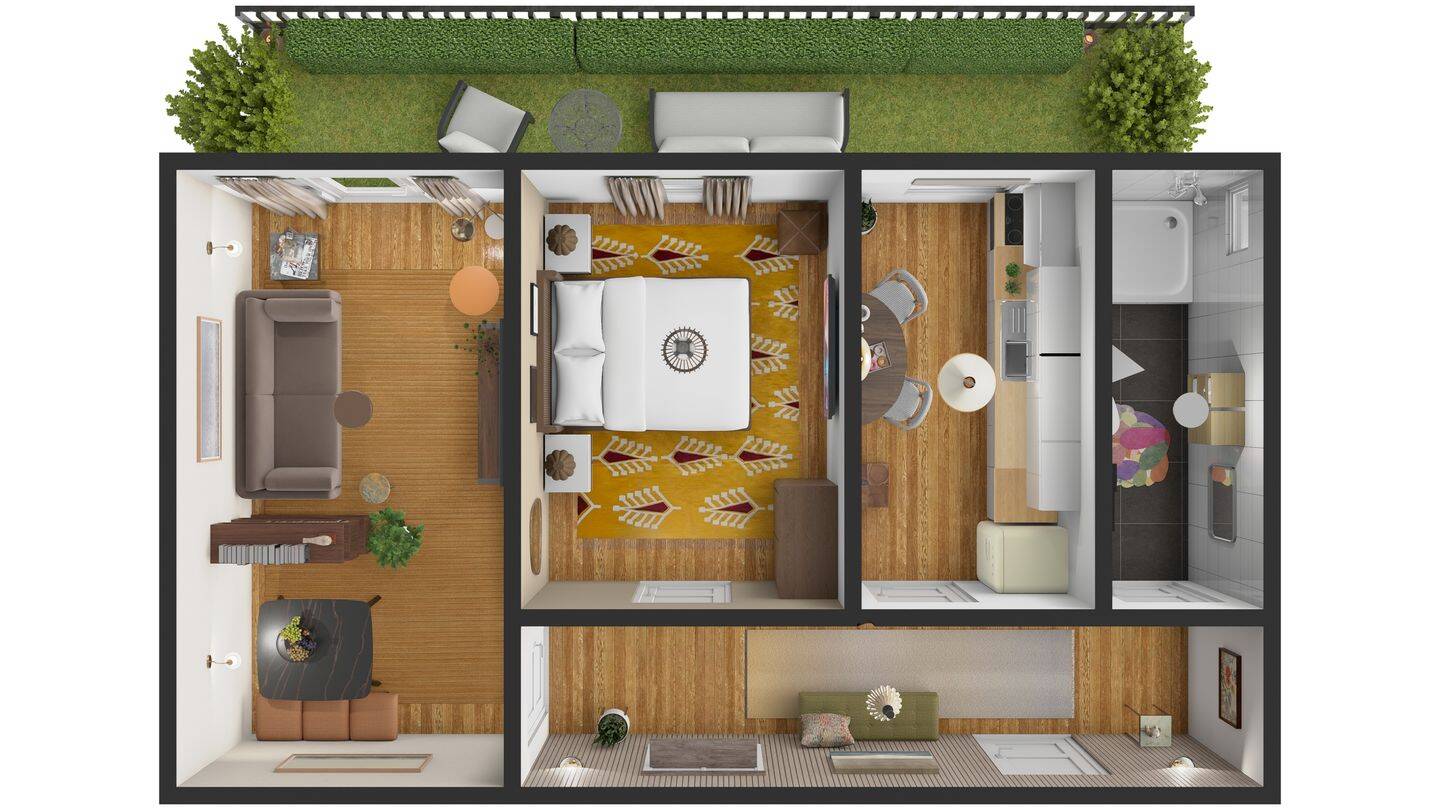 Besichtigung am 30.09.2026 • Helle 2-Zimmer-Wohnung in Eimsbüttel • ca. 45,80 m² mit Garten, 20257 Hamburg (Eimsbüttel Altona-Nord)