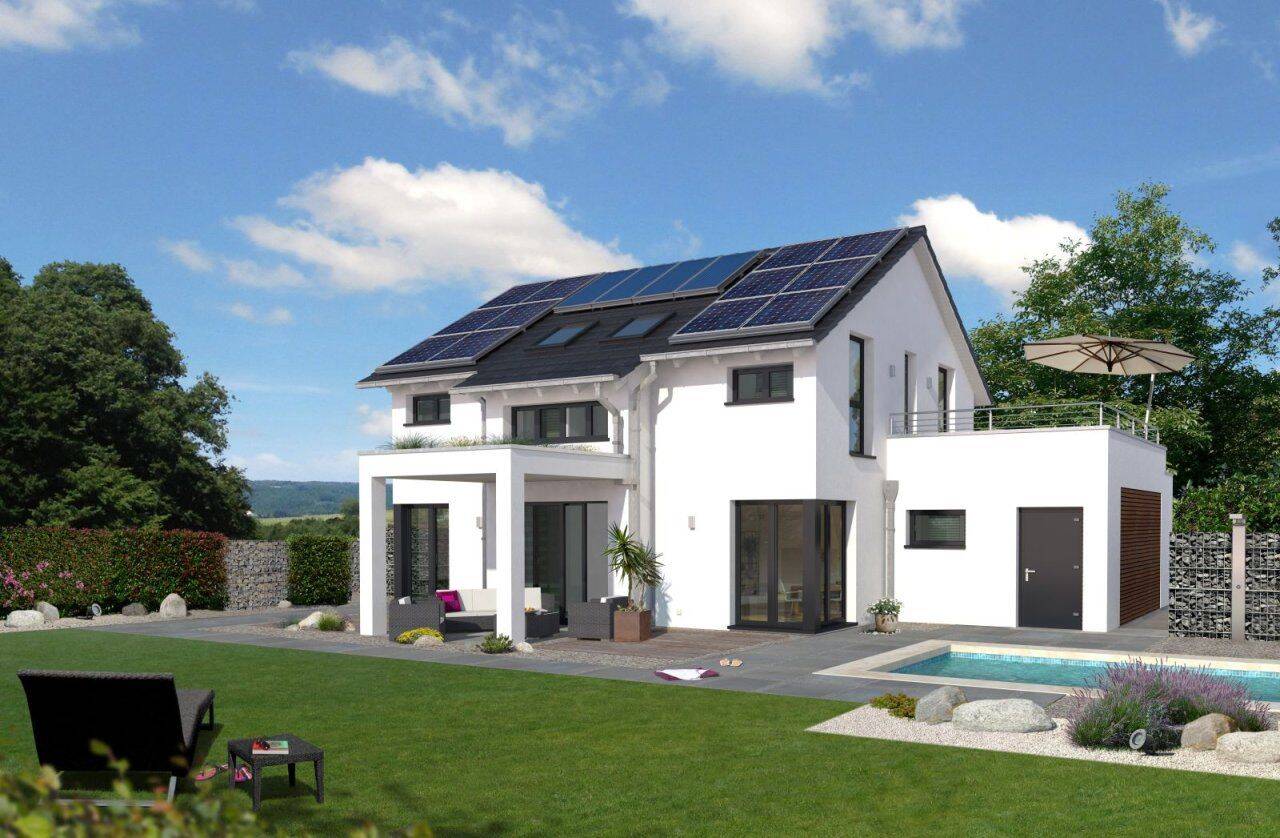 Traumgrundstück mit modernem Einfamilienhaus von STREIF Haus mit herrlichem Grundstück in Merenberg, 35799 Merenberg