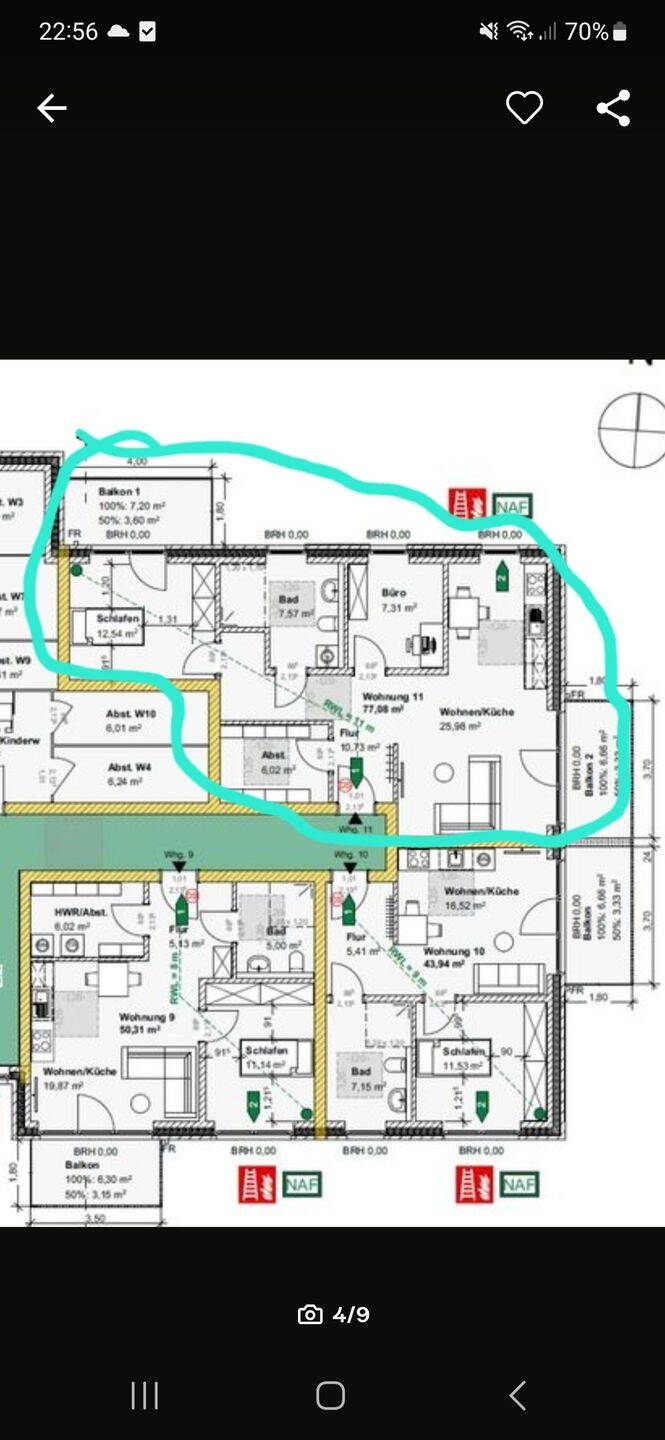 Mietwohnung, 3 Zimmer, 77 m², in Langen, 49838 Langen
