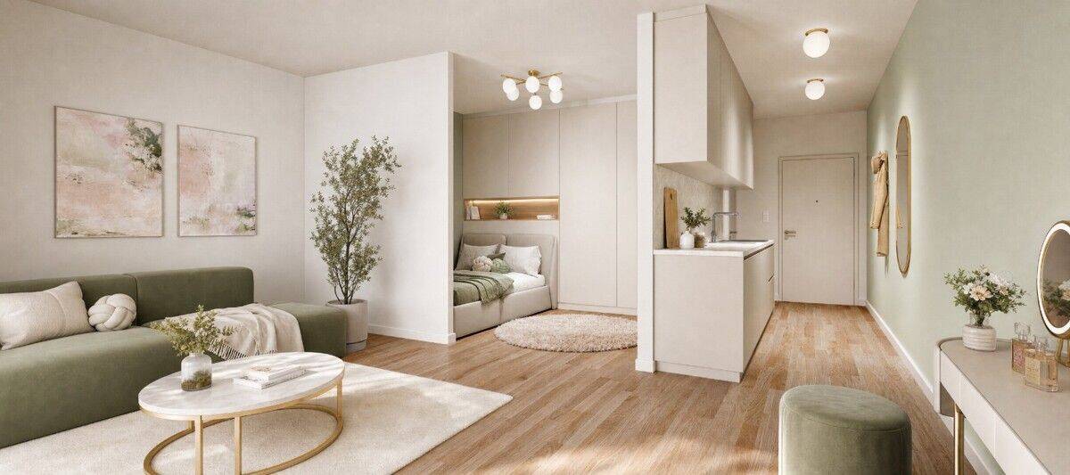 STEGLITZ: WOHNEN im GRÜNEN: ERSTBEZUG im LUXUS Neubau: QNG und KFW: 1-Zimmer-Wohnung mit Terrasse, 12205 Berlin (Steglitz-Zehlendorf Lichterfelde)