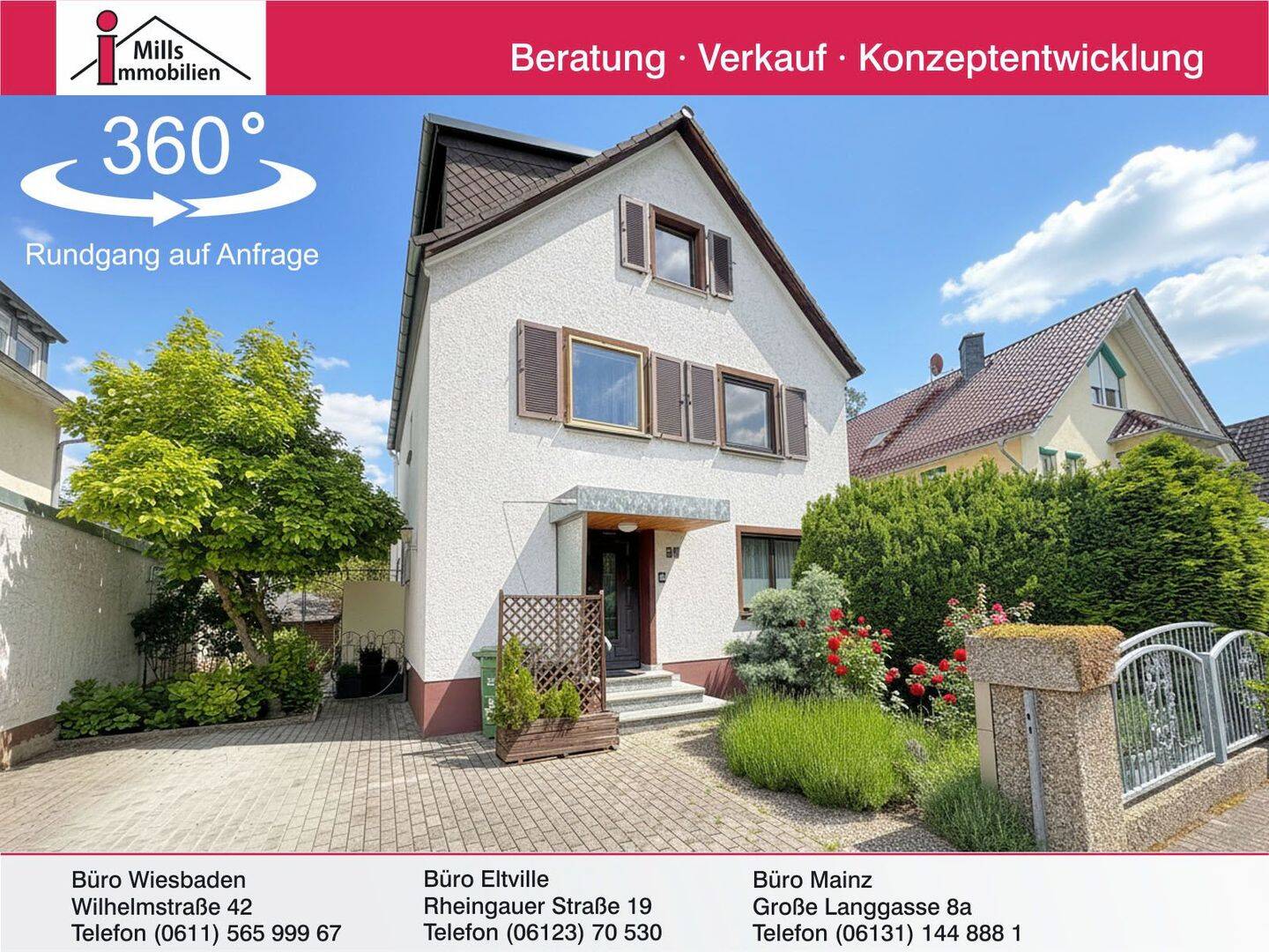 Großzügiges 1-2 Familienhaus mit Terrasse und traumhaftem Garten in Top-Wohnlage, 55131 Mainz (Altstadt Neustadt Oberstadt Weisenau)