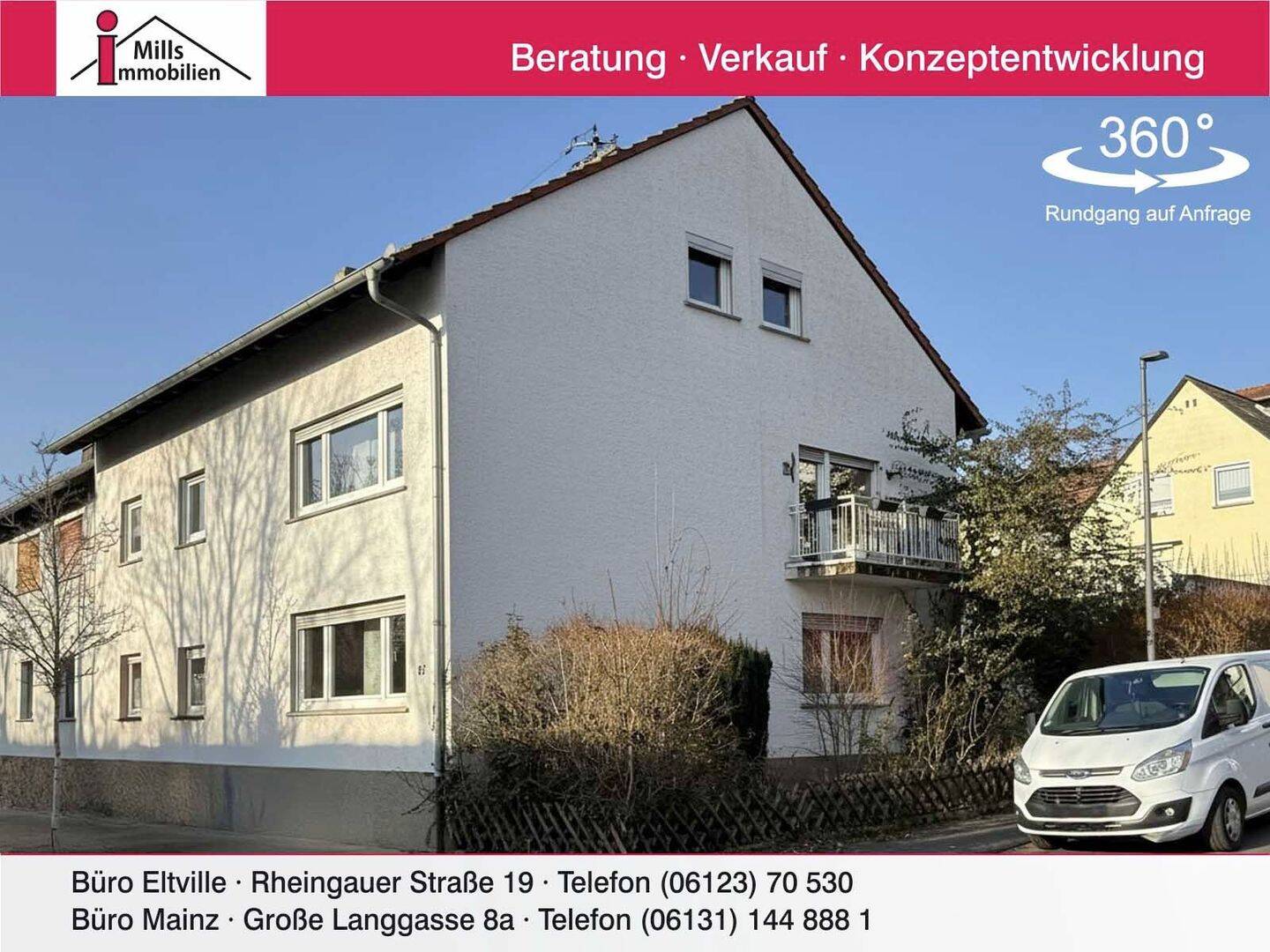 Großzügiges 2-3 Familienhaus mit schönem Garten und Terrasse in guter Lage von Rüdesheim, 65385 Rüdesheim am Rhein