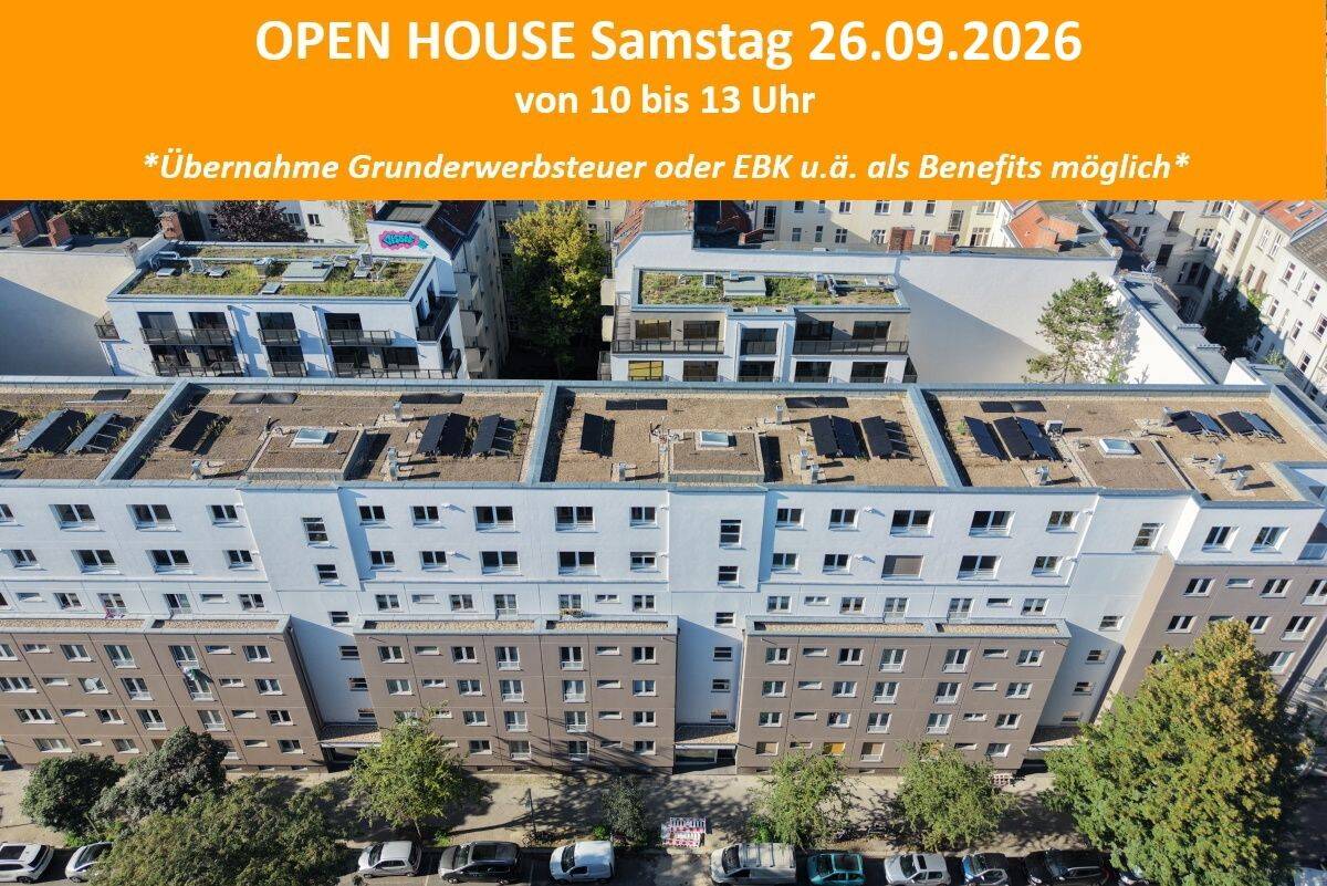 3-Zimmer-Neubauwohnung mit praktischem Grundriss und tollem Ausblick, 12047 Berlin (Neukölln Kolonie Freie Stunde)