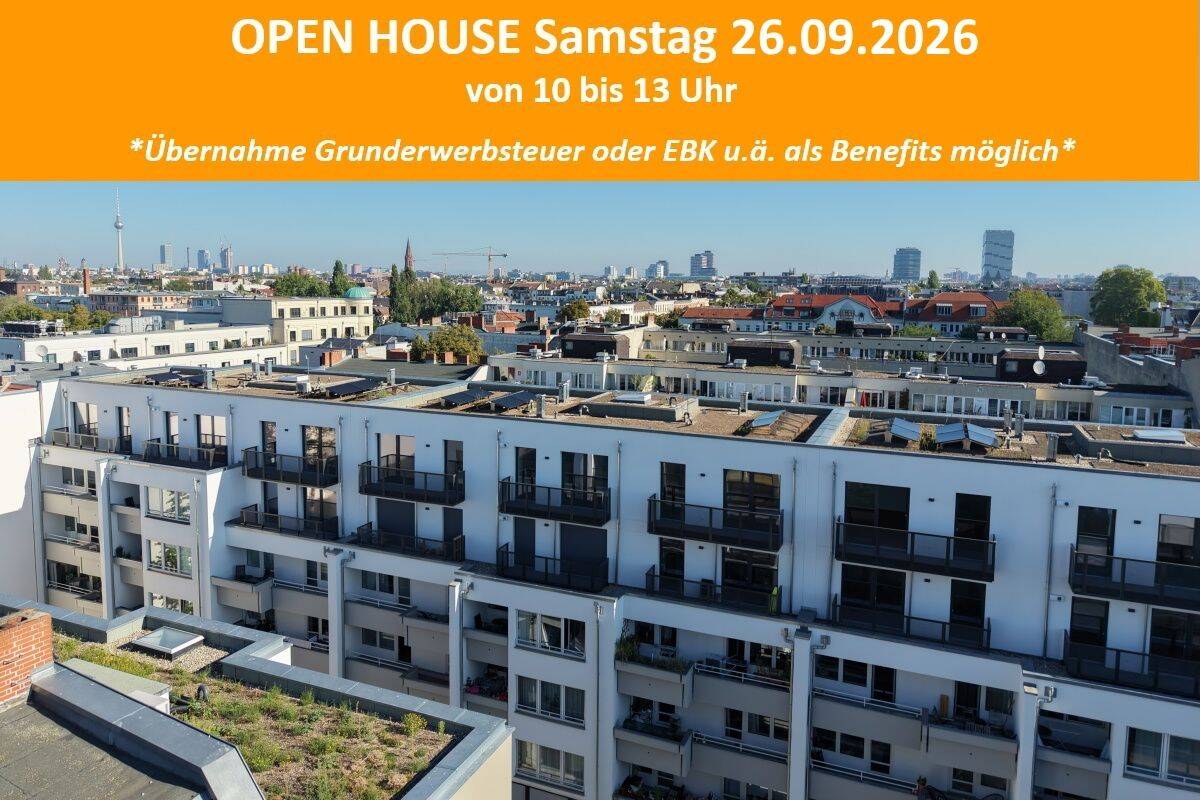 Brandneu! 3-Zimmer-Neubauwohnung mit Blick über Berlin, 12047 Berlin (Neukölln Kolonie Freie Stunde)