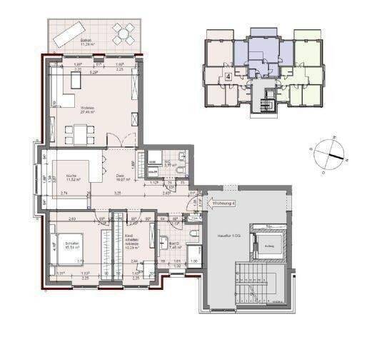 Behnsrade1_WE4 – Großzügige 3 Raumwohnung, 21031 Hamburg (Bergedorf Lohbrügge)