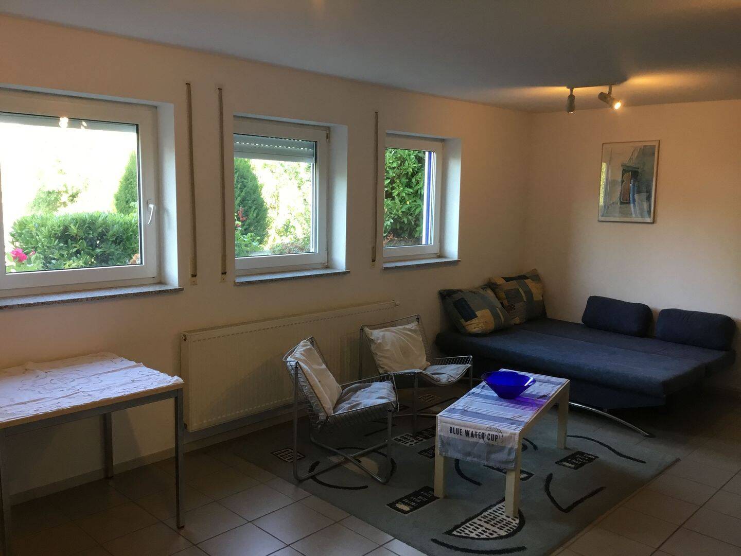 Ein Zimmer Wohnung möbliert mit Küche circa 65qm ab sofort, 97274 Leinach