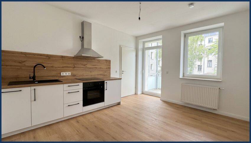 Moderne 2-Zimmer-Wohnung frisch Renoviert mit neuer Einbauküche und Balkon, 39104 Magdeburg (Altstadt Buckau)