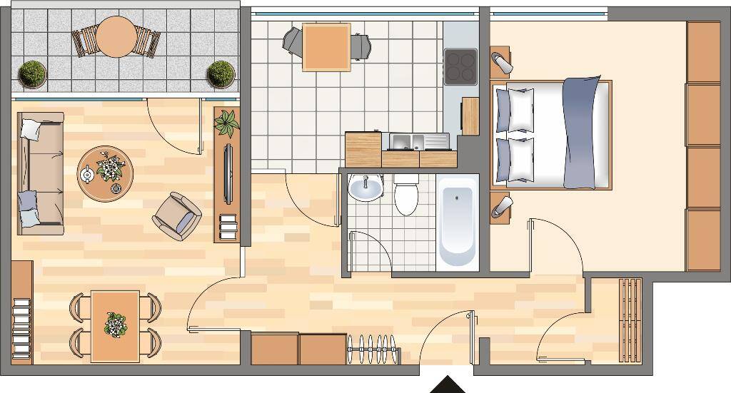 Demnächst frei! 2-Zimmer-Wohnung in Dortmund Hörde (WBS für 65m² erforderlich!), 44263 Dortmund (Hörde Mitte Schüren)