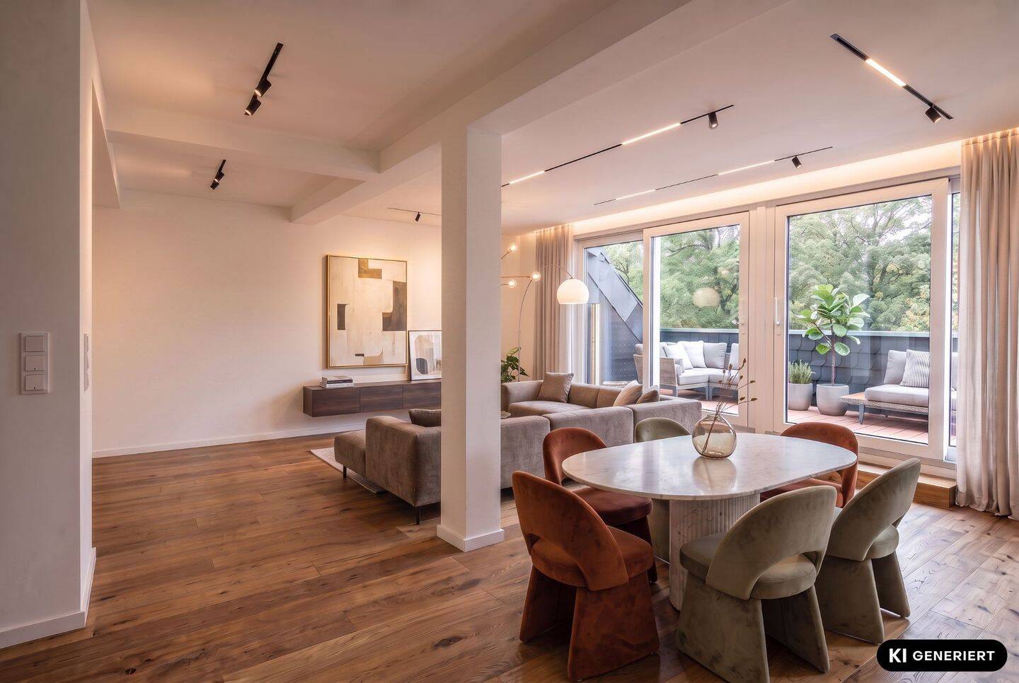 Exklusive Dachgeschoss-Maisonette mit Blick auf den Ostparkweiher, 40629 Düsseldorf (Gerresheim Grafenberg Hubbelrath Ludenberg Rath)