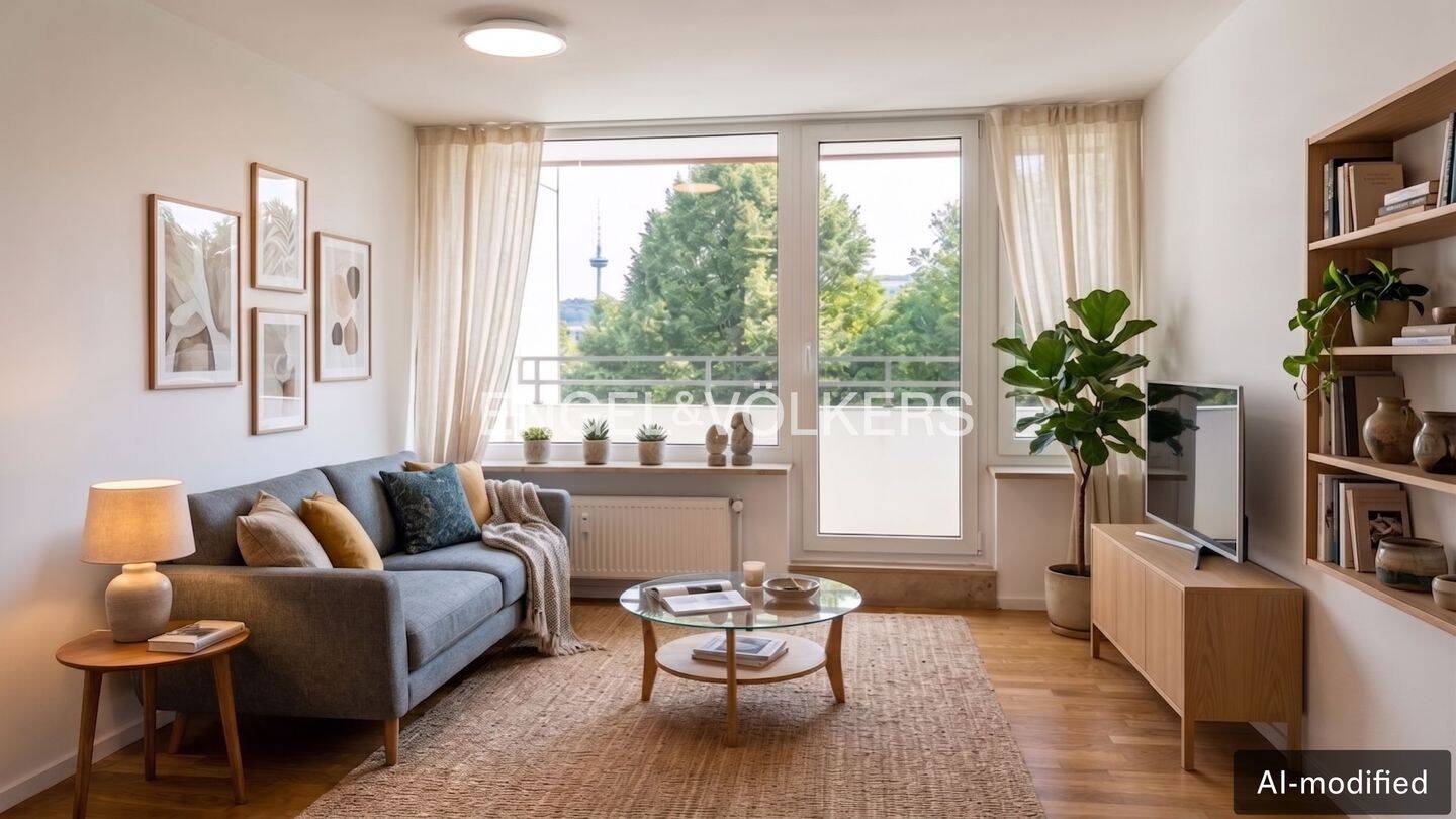 Helle 3-Zimmer-Wohnung mit zwei Südloggien und Weitblick im Regensburger Süden, 93051 Regensburg (Galgenberg Großprüfening-Dechbetten-Königswiesen Kumpfmühl-Ziegetsdorf-Neuprüll)