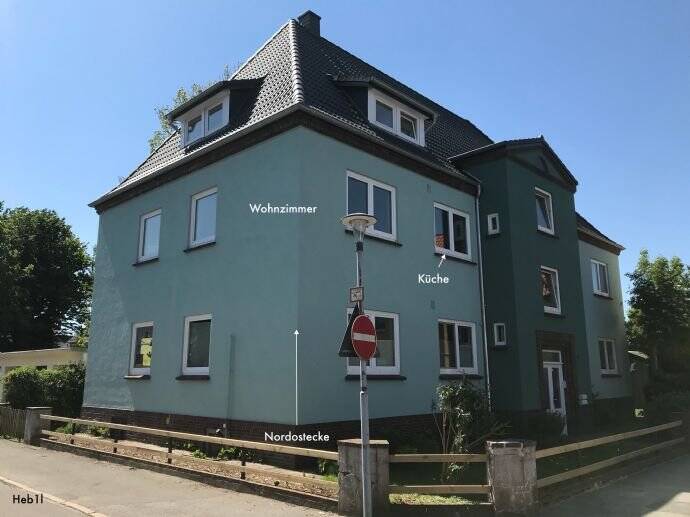 – Schöne 3-Zimmer Wohnung im ruhigen 6 Parteienhaus für 2 Personen –, 25813 Husum