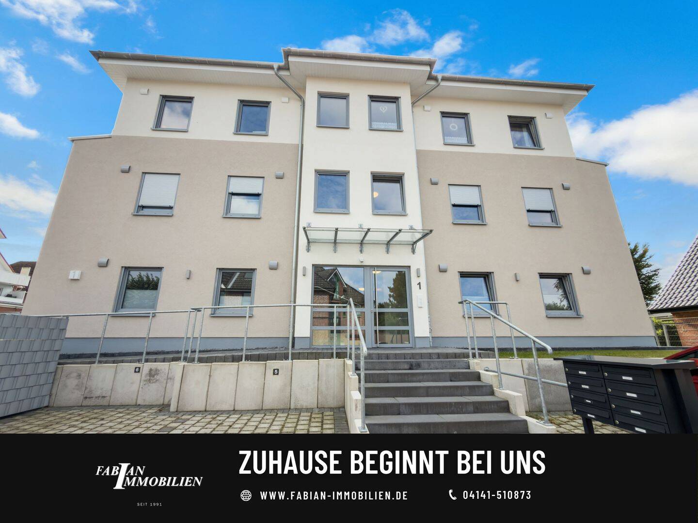 Moderne 3-Zimmer-Eigentumswohnung im Erstbezug in Cadenberge, 21781 Cadenberge