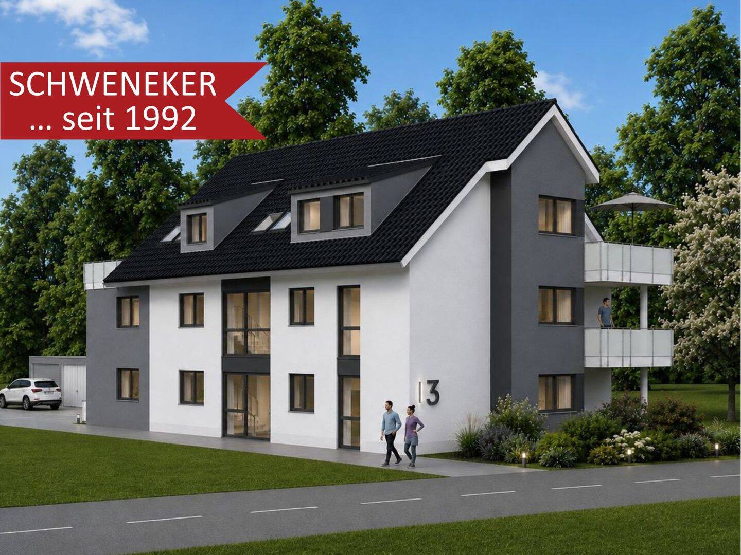 Erstbezug! Modernes Wohnen in 2-Zimmerwohnung in B.O.-Eidinghausen!, 32549 Bad Oeynhausen