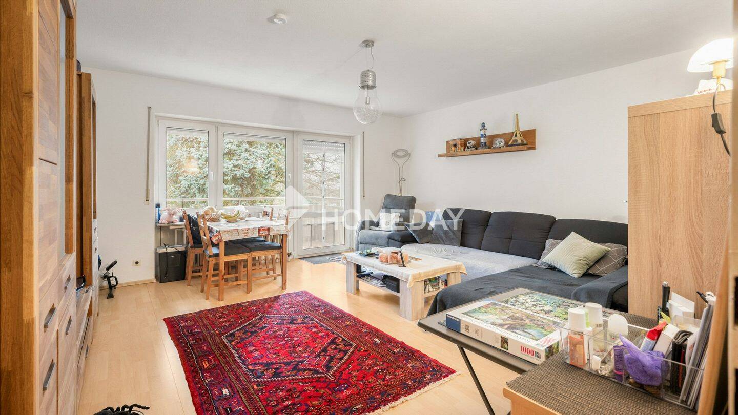 Lichtdurchflutete, ruhige 2-Zimmer-Wohnung mit Balkon & spektakulärem Blick in den Park & Ferne, 76228 Karlsruhe