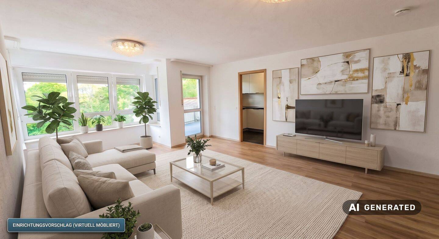 Modernisierte 3-Zimmer-Erdgeschosswohnung mit Balkon in begehrter Mosbacher Höhenlage, 74821 Mosbach