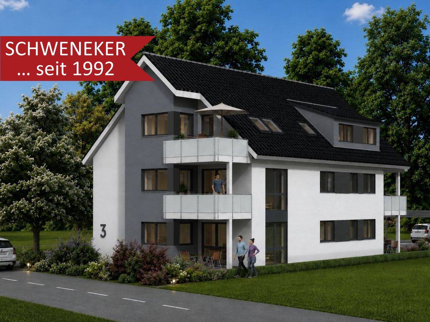 NEU! 2 Zimmerwohnung mit überdachter Terrasse in Bad Oeynhausen-Eidinghausen!, 32549 Bad Oeynhausen