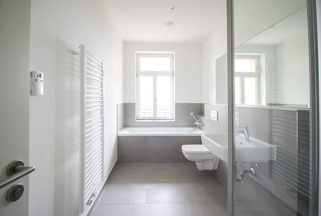 Familienfreundliche 4-Zimmer in Schönefeld * Terrasse / Garten * Fußbodenheizung * 10/26 *, 4347 Leipzig (Heiterblick Schönefeld Schönefeld-Abtnaundorf Schönefeld-Ost Thekla)