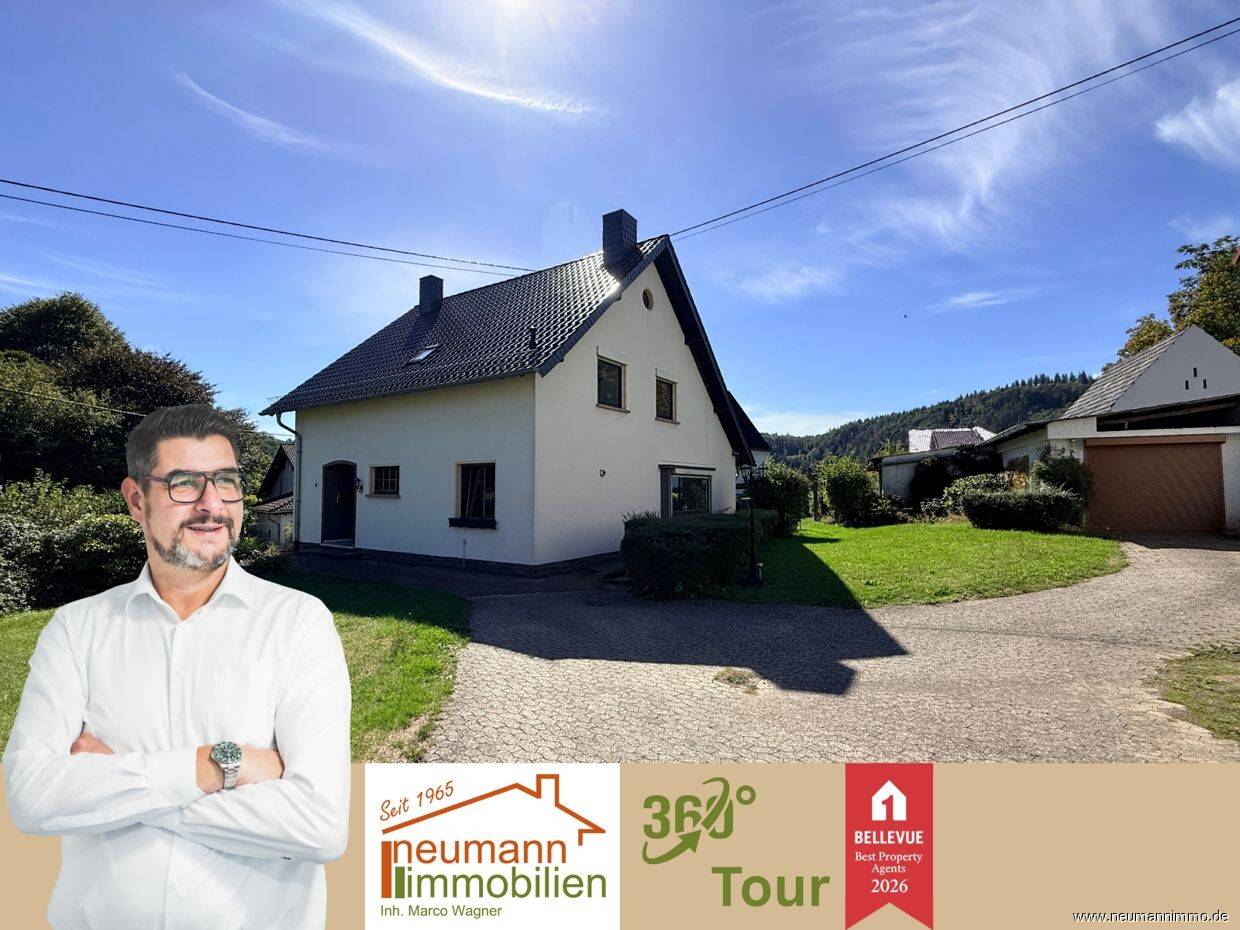 Wohnen, Werkstatt, Garten: Einfamilienhaus mit großem Grundstück in Hausen (Wied), 53547 Hausen (Wied)
