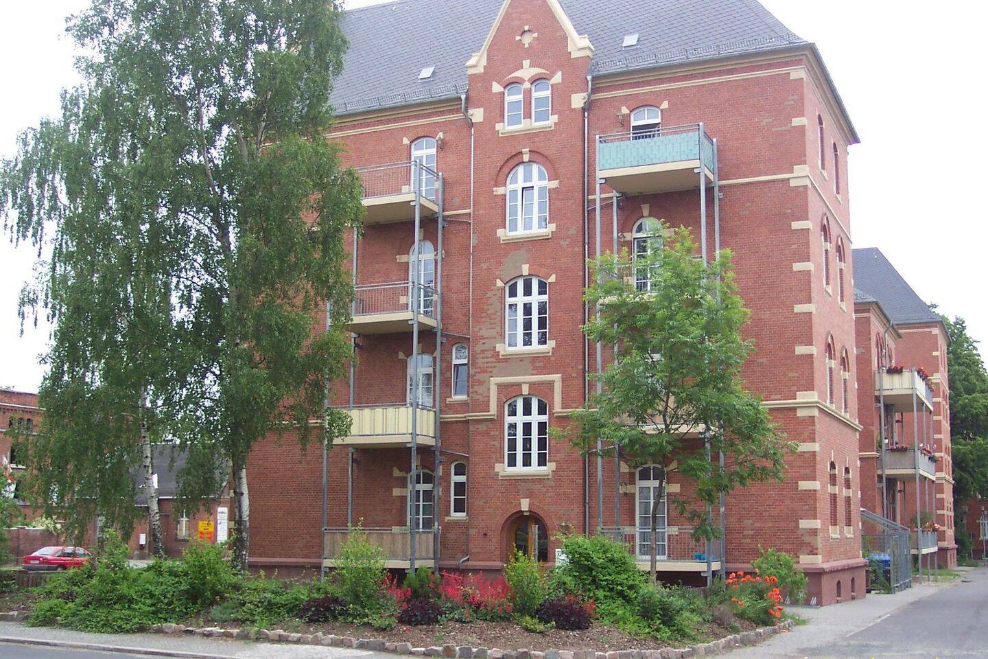geräumige 1-Zimmer-Wohnung mit Balkon, PKW-Stellplatz, 4860 Torgau