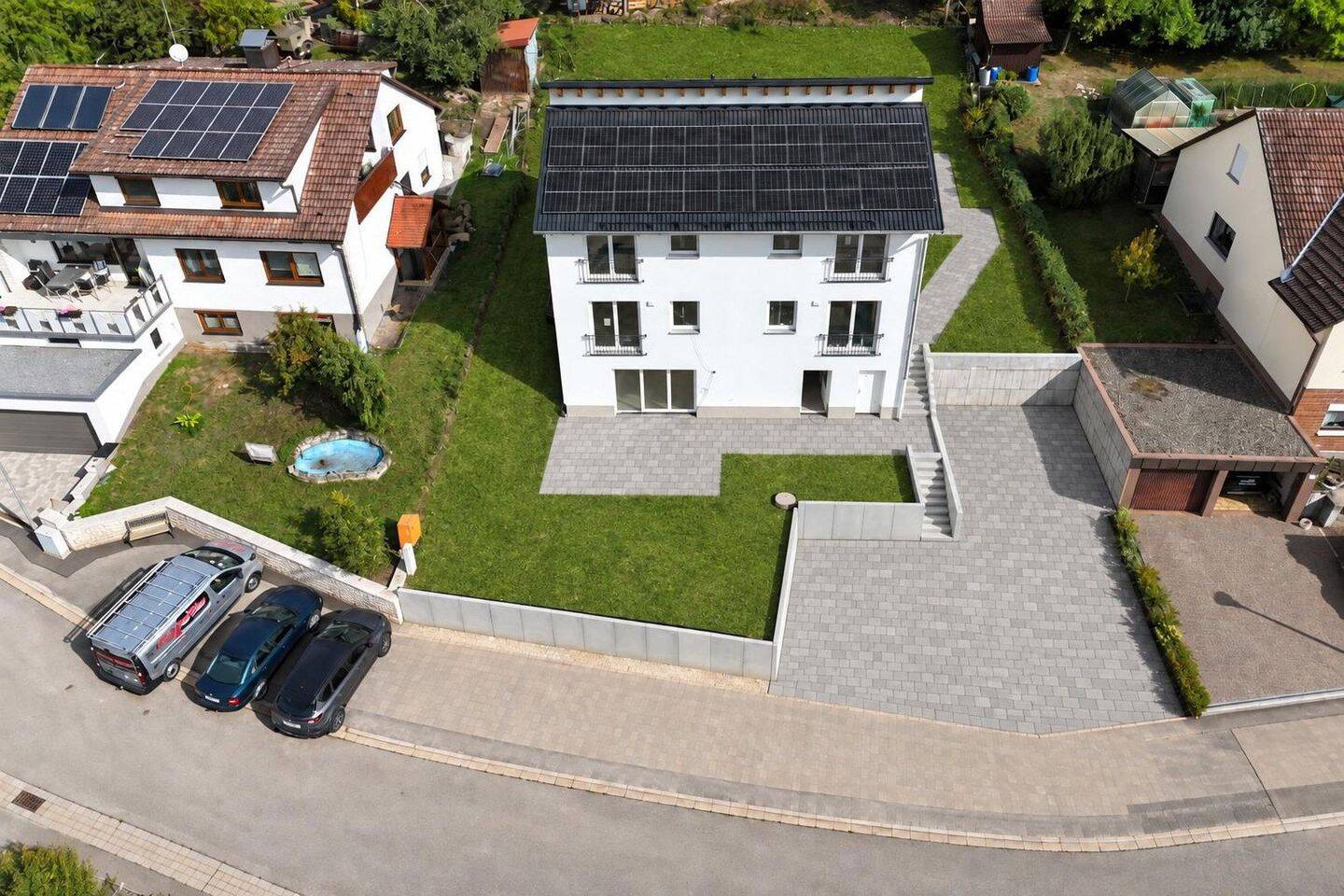 Erstbezug: Neubau-Maisonette mit Hauscharakter – 4 Zimmer, 2 Vollgeschosse & Gartenanteil., 91622 Rügland