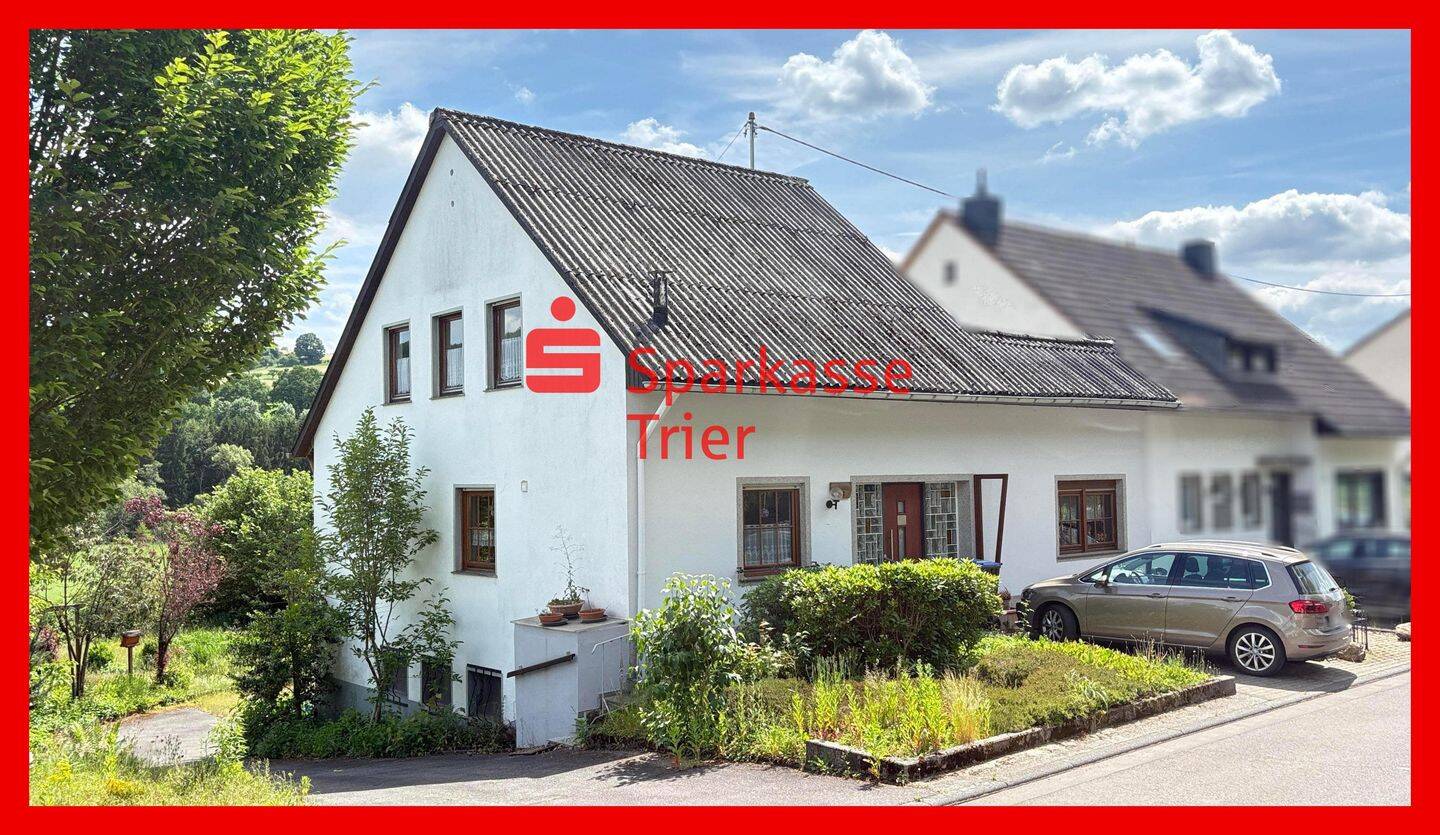 Charmante Doppelhaushälfte mit Wintergarten und weitläufigem Garten, 54314 Zerf