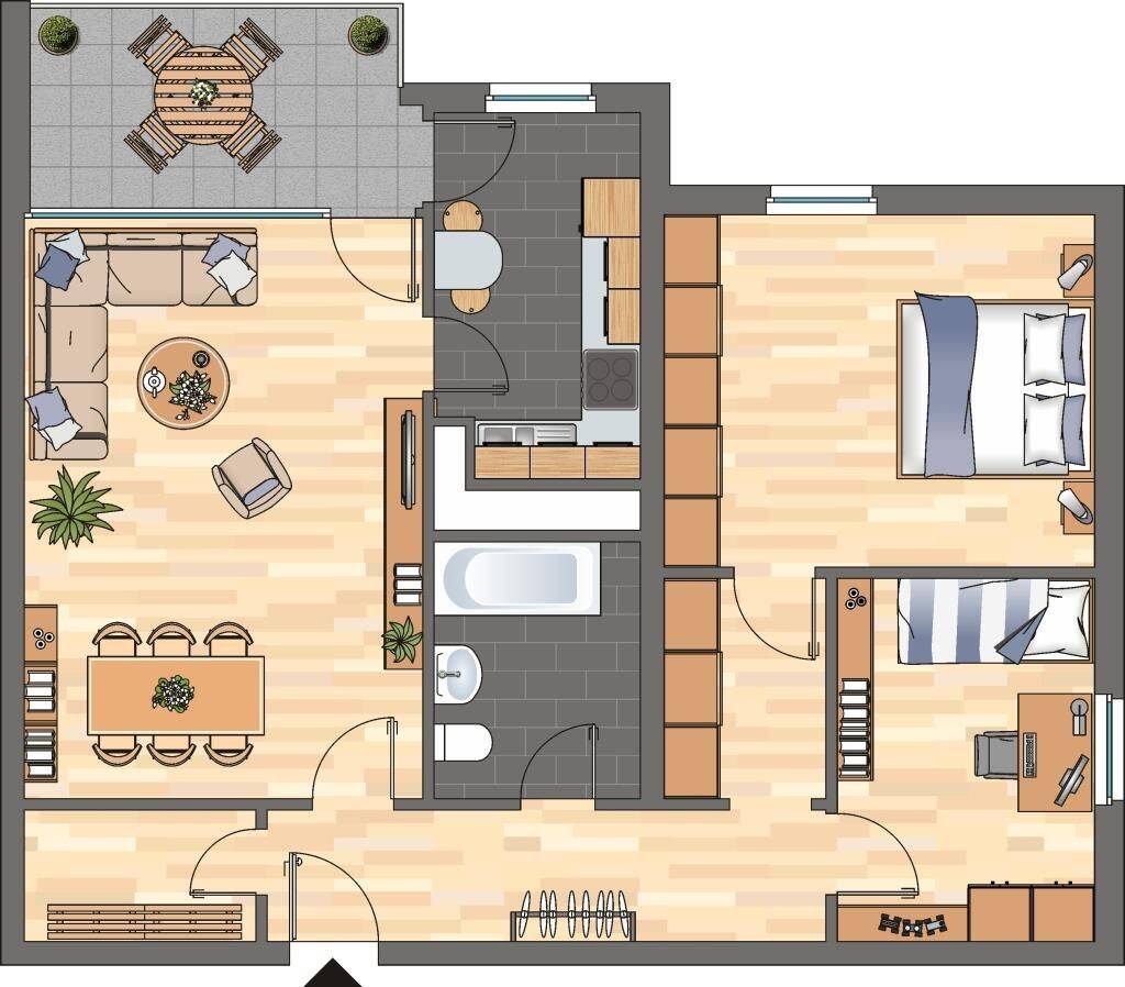 Demnächst frei! 3-Zimmer-Wohnung in Neustadt an der Weinstraße, 67433 Neustadt an der Weinstraße (Haardt Lachen-Speyerdorf Neustadt-Stadt)