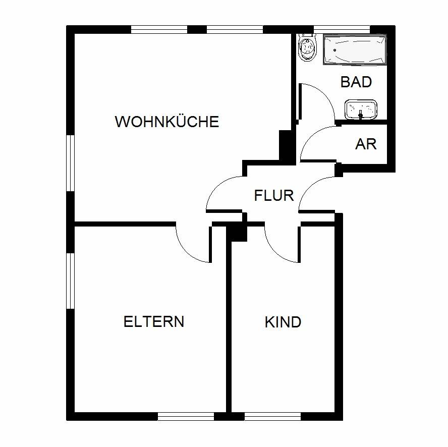 2-Zimmer-Wohnung in GE-Scholven frei!, 45896 Gelsenkirchen (Hassel Scholven)