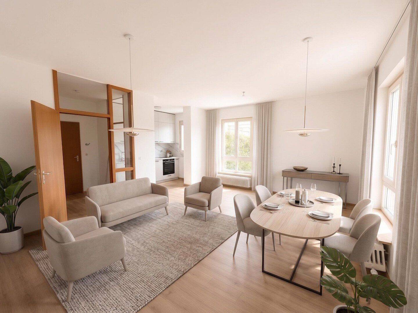Helle 2-Zimmer-Wohnung in Kornwestheim, Terrasse, Garten, TG, renoviert & E-Rollläden, 70806 Kornwestheim