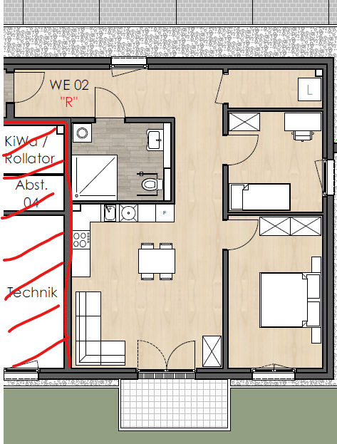 3-Zimmer-Wohnung NUR mit Wohnberechtigungsschein, 55234 Hochborn