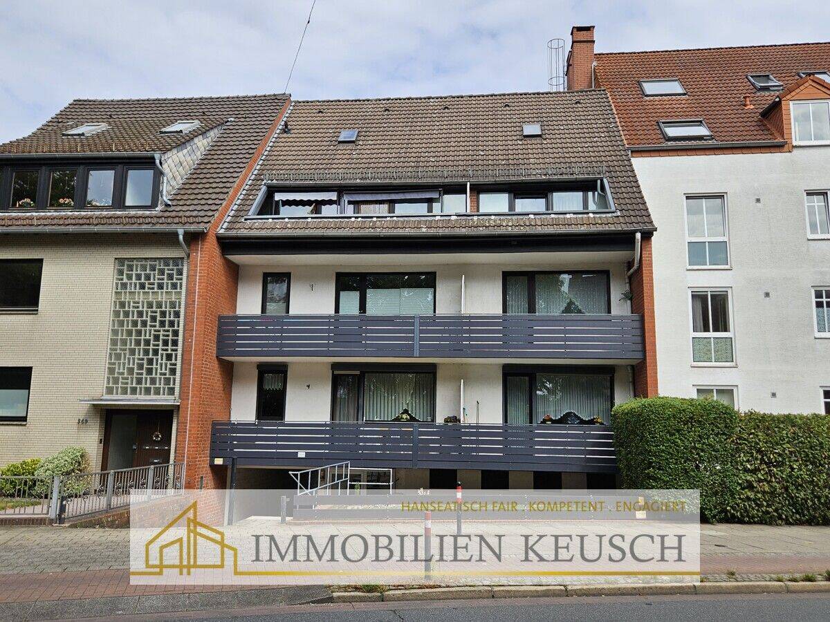 Große & helle 3 Zimmer-Wohnung mit Balkon & Stellplatz — Nähe der Weser, fußläufig, 28197 Bremen