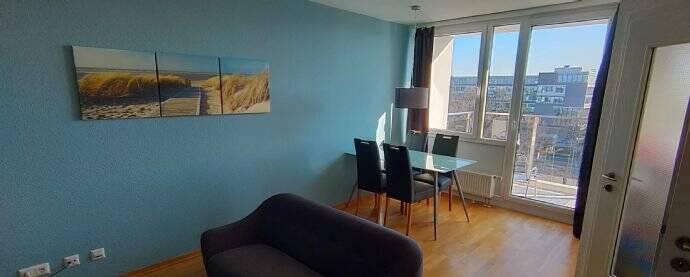 EUROPAVIERTEL – 100% NEU MÖBEL – READY TO MOVE IN – Apartment mit hervorragender Sicht, 64293 Darmstadt (Darmstadt)