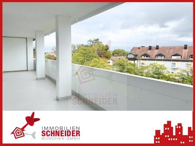 IMMOBILIEN SCHNEIDER – Unterhaching  – komplett renovierte tolle 2 Zimmer Wohnung mit großem Balkon, 82008 Unterhaching