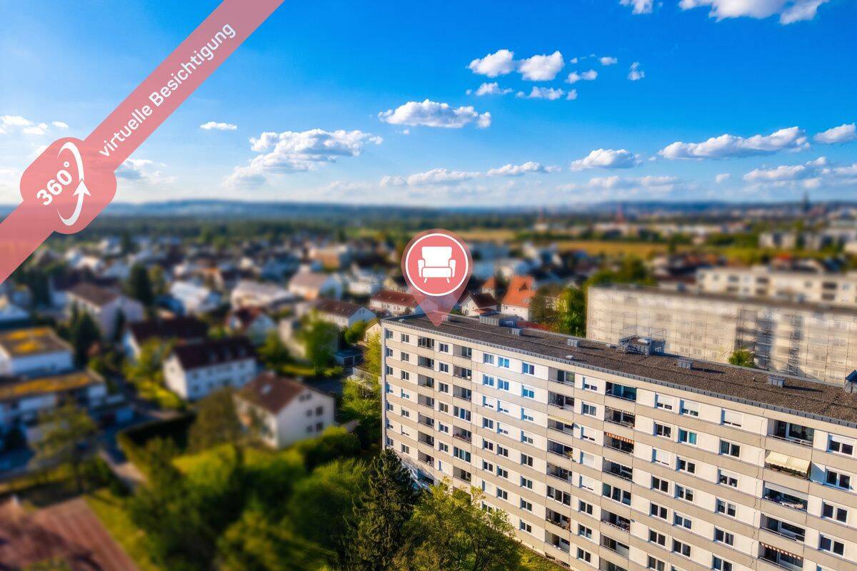 Modernisierte 4,5-Zimmer-Wohnung mit Südbalkon in begehrter Lage., 89231 Neu-Ulm