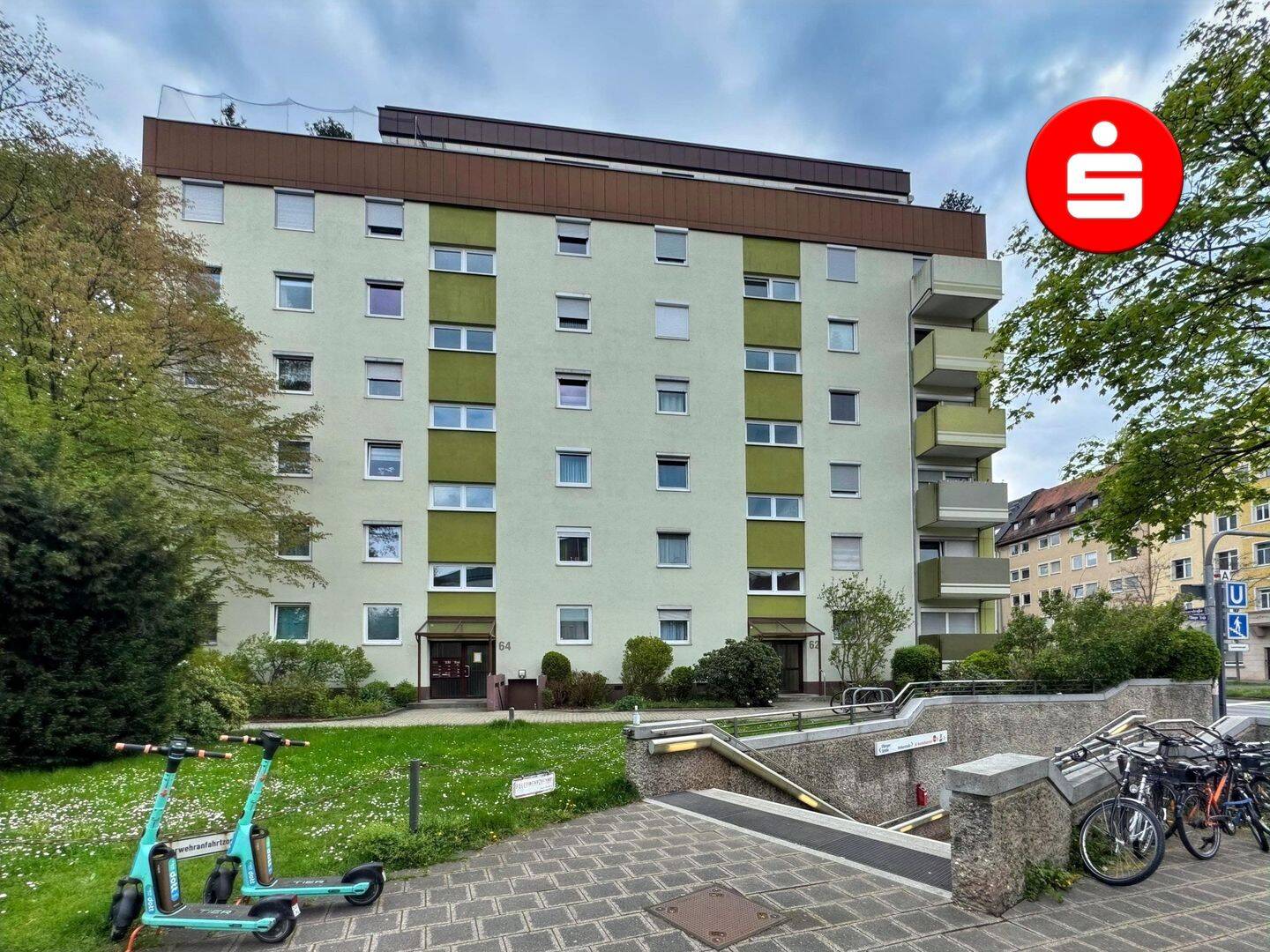 Mittendrin statt nur dabei! Zentral gelegene 1,5 Zimmerwohnung mit Balkon in Schoppershof!, 90489 Nürnberg (Gärten bei Wöhrd Rennweg Veilhof Wöhrd)