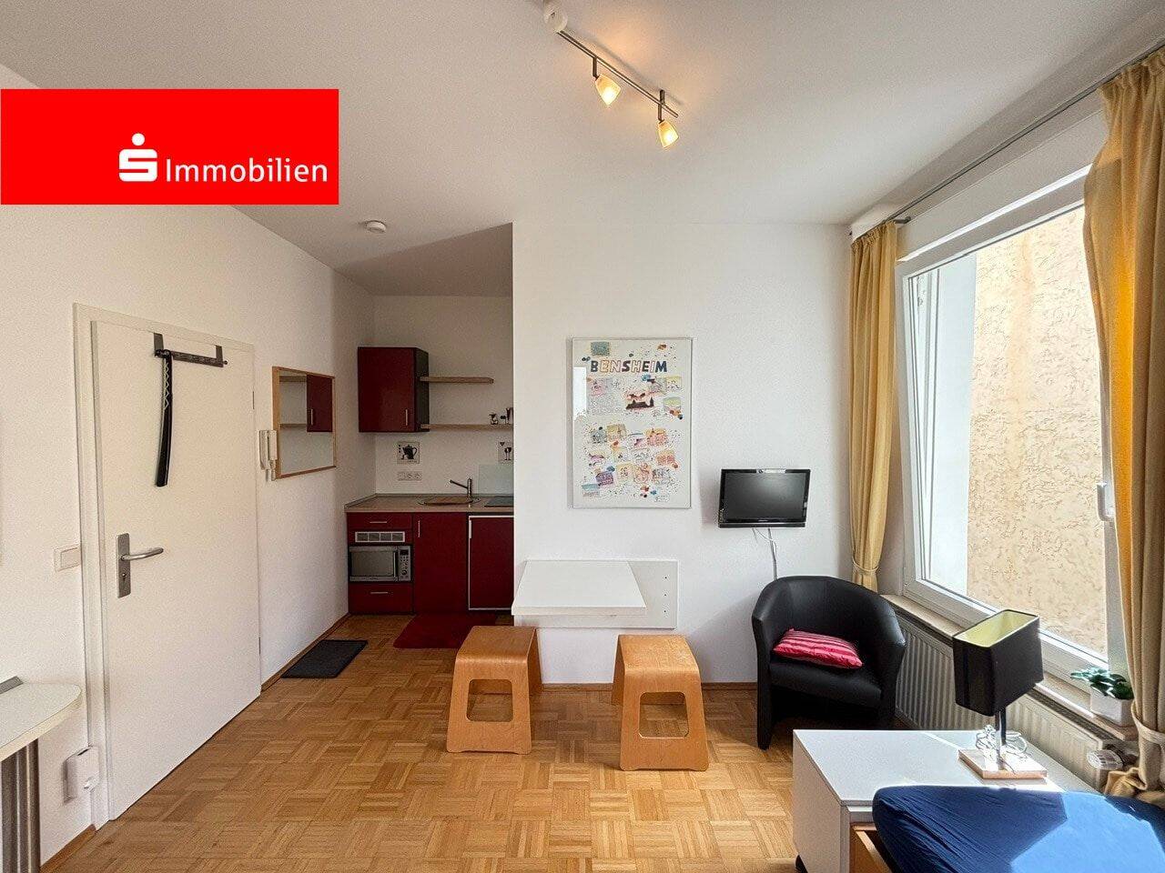 Möbliertes 1-Zimmer Apartment in gesuchter Lage im Paulusviertel, 64285 Darmstadt (Darmstadt)