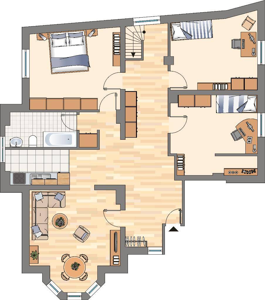 Demnächst frei! 4-Zimmer-Wohnung in Dortmund Derne, 44329 Dortmund