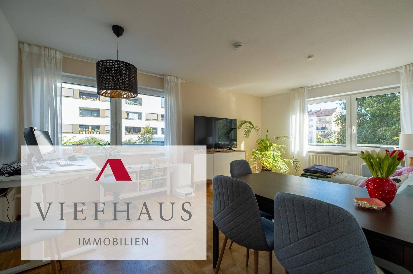 Wohnen in der Sanderau – helle 3-Zimmer-Wohnung mit Balkon, Aufzug & TG, 97074 Würzburg (Frauenland Sanderau)
