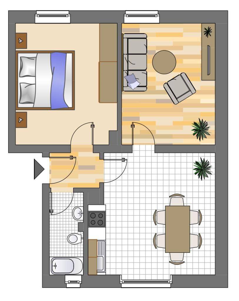 2-Zimmer-Wohnung in Herne Bickern, 44649 Herne (Baukau-West Crange Röhlinghausen Wanne)