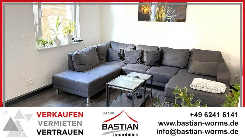 maximal zentral. kernsaniert. bezugsfrei: 3-Zi.-ETW + Balkon + EBK + Stellplatz. – Innenstadt!, 67547 Worms (Innenstadt Weinsheim)