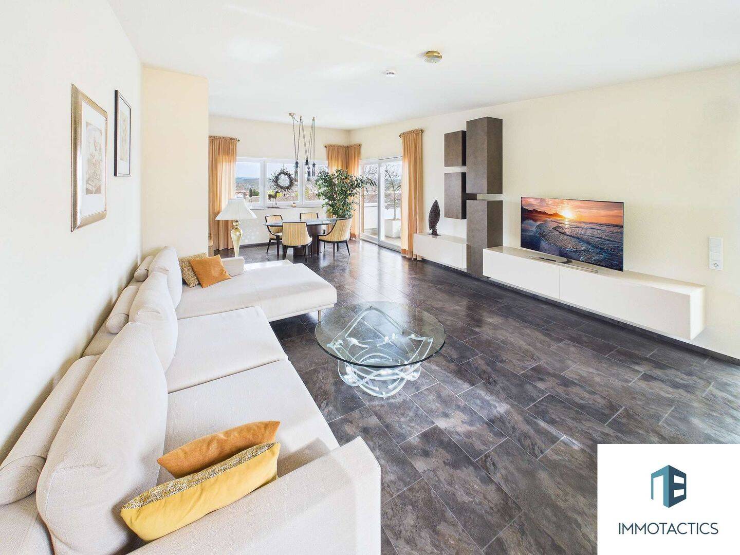 Penthouse mit umlaufender Dachterrasse, Sauna, Garage und stilvoller Einbauküche in Bad Kreuznach, 55543 Bad Kreuznach