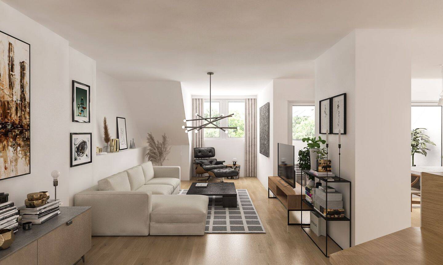 3 Zimmer Ausbaureserve im Dachgeschoss – Ideal für Selbstverwirklicher, 40476 Düsseldorf (Derendorf Golzheim Pempelfort)