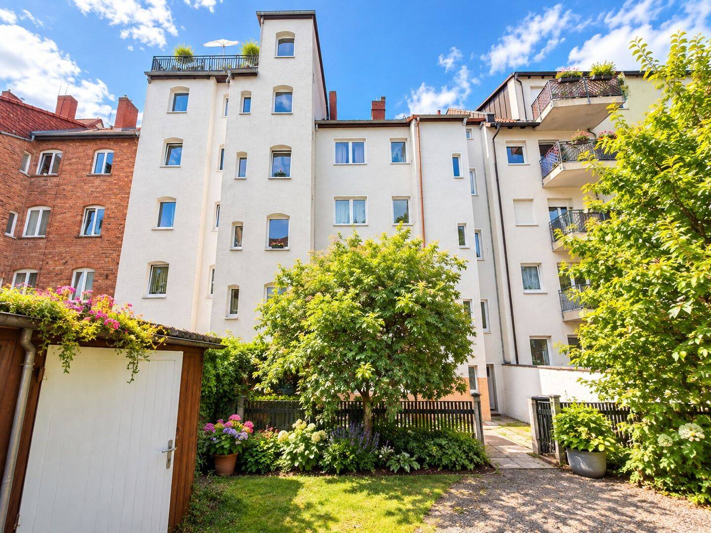 Vermietete 2-Zimmer Wohnung in Jena-Ost mit gemeinschaftlichen Garten, 7749 Jena