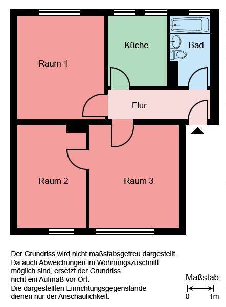 3-Zimmer-Wohnung in Castrop-Rauxel Merklinde, 44577 Castrop-Rauxel